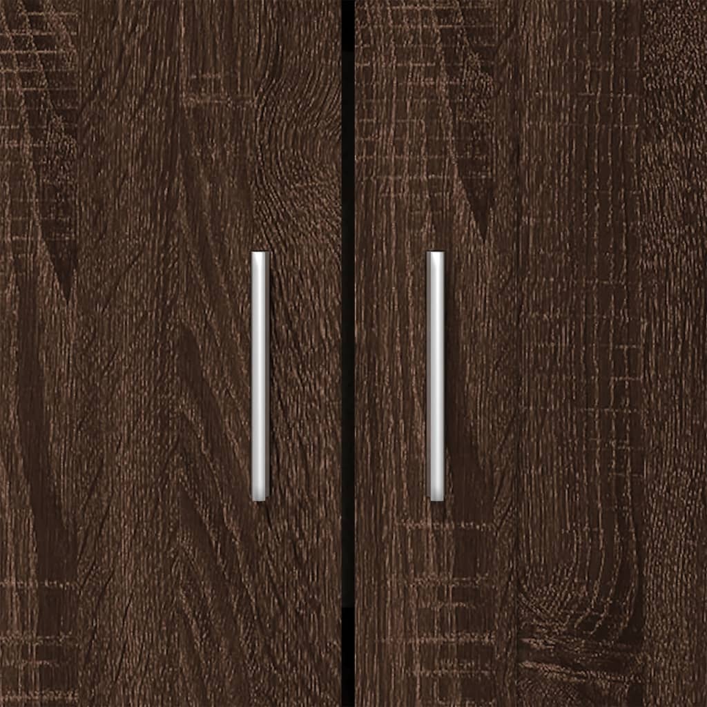 Bücherschrank Braun Eichen-Optik 82,5x30,5x115 cm Holzwerkstoff