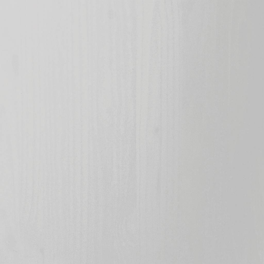 Rollschrank mit Schubladen MOSS Weiß Massivholz Kiefer