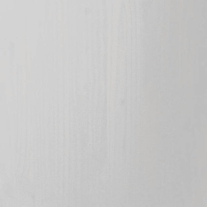 Rollschrank mit Schubladen MOSS Weiß Massivholz Kiefer