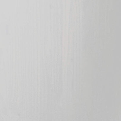 Rollschrank mit Schubladen MOSS Weiß Massivholz Kiefer