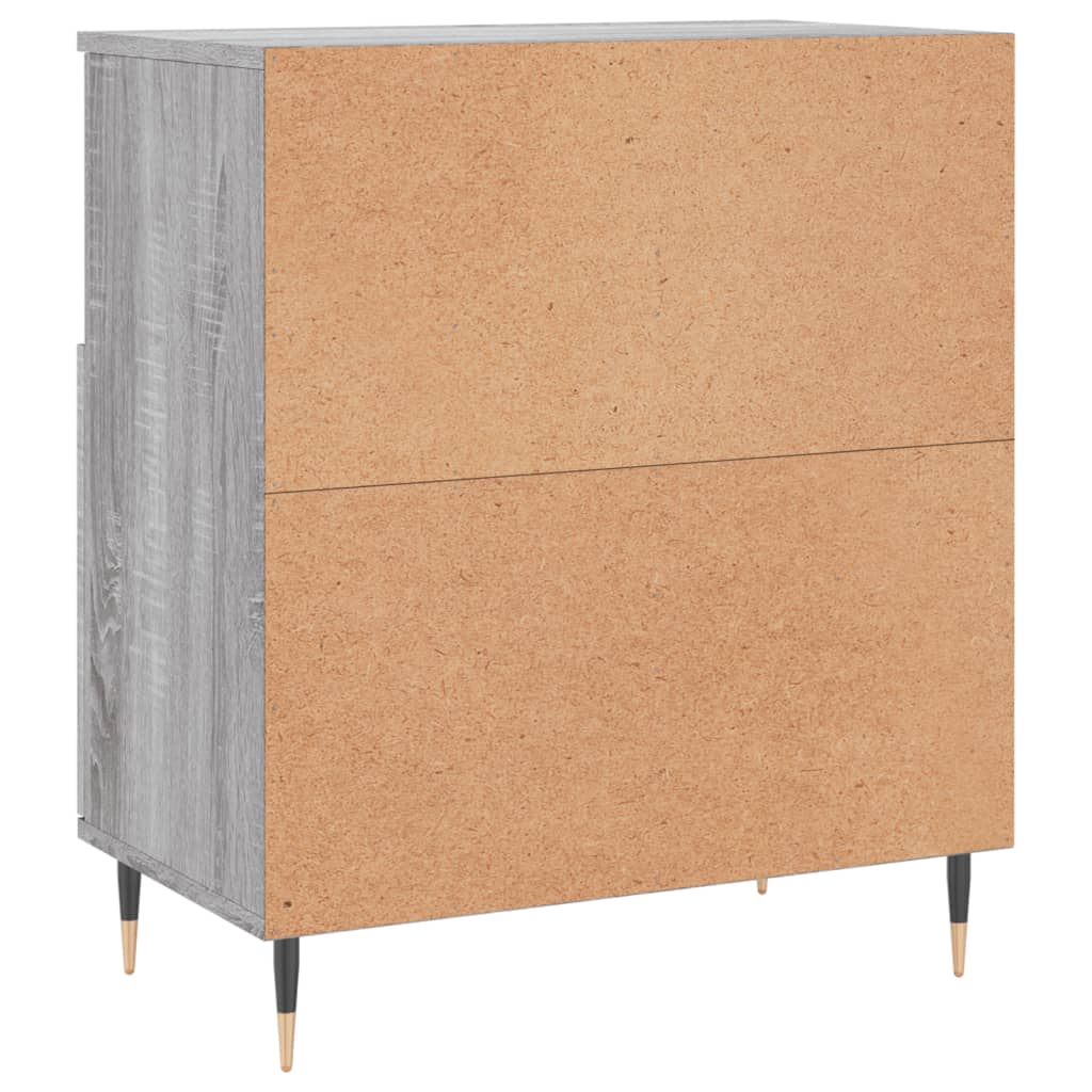 Sideboards 2 Stk. Grau Sonoma Holzwerkstoff