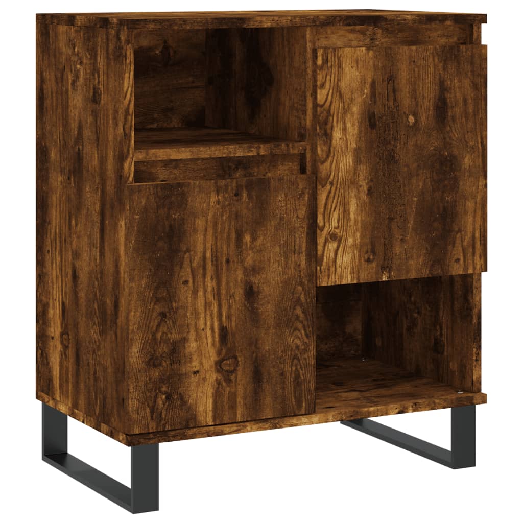 Sideboards 2 Stk. Räuchereiche Holzwerkstoff