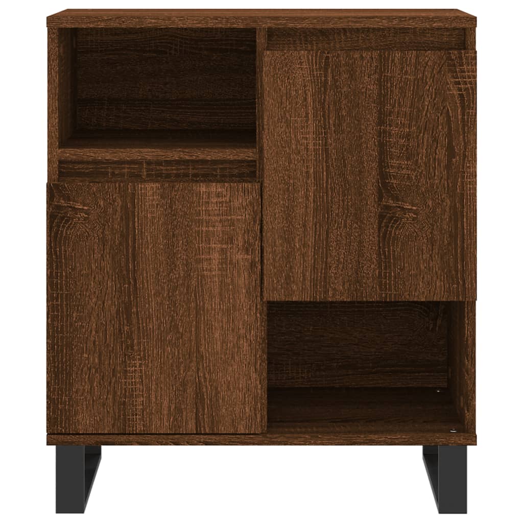 Sideboards 2 Stk. Braun Eichen-Optik Holzwerkstoff