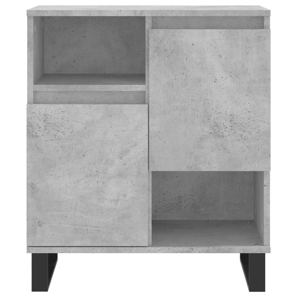 Sideboards 3 Stk. Betongrau Holzwerkstoff