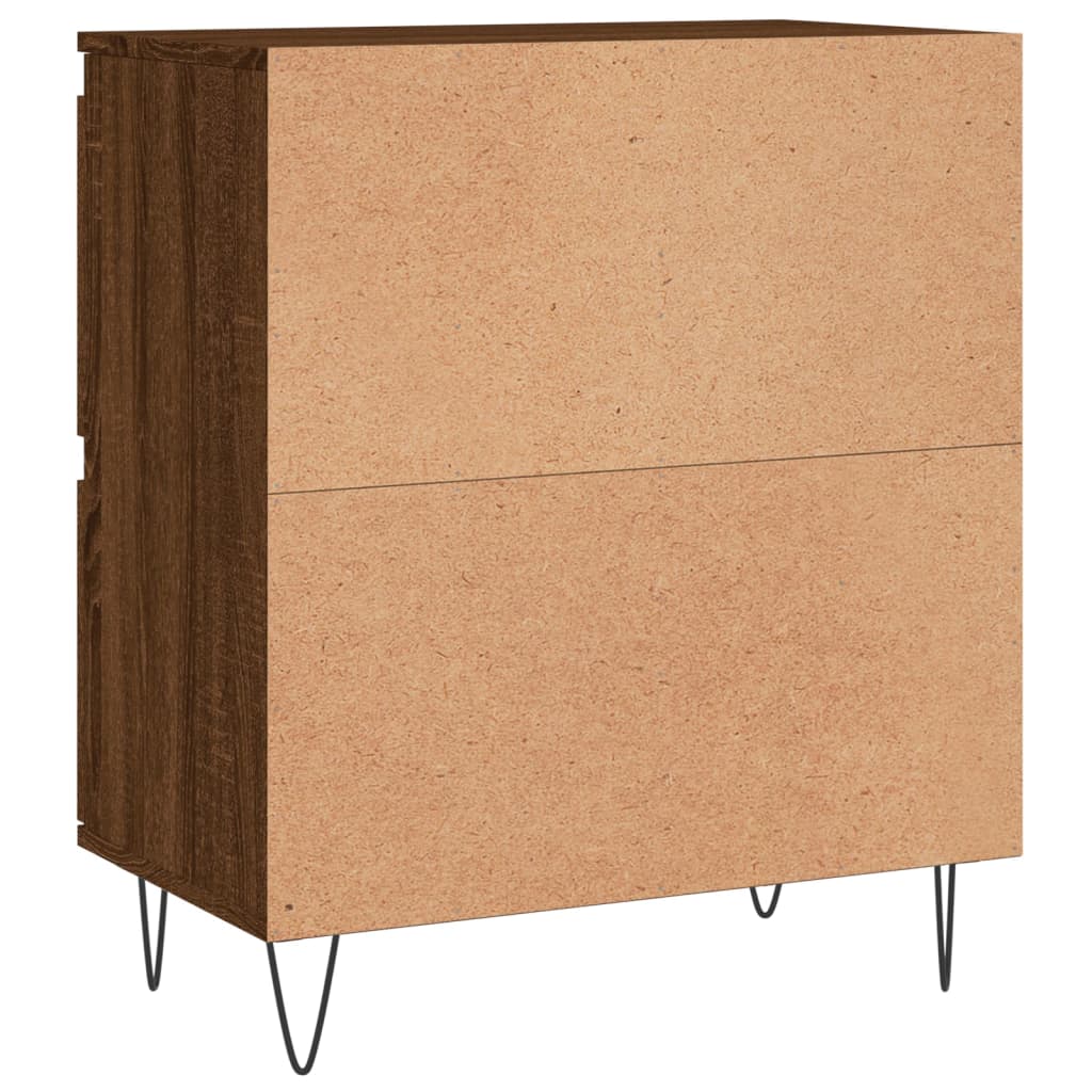 Sideboards 2 Stk. Braun Eichen-Optik Holzwerkstoff