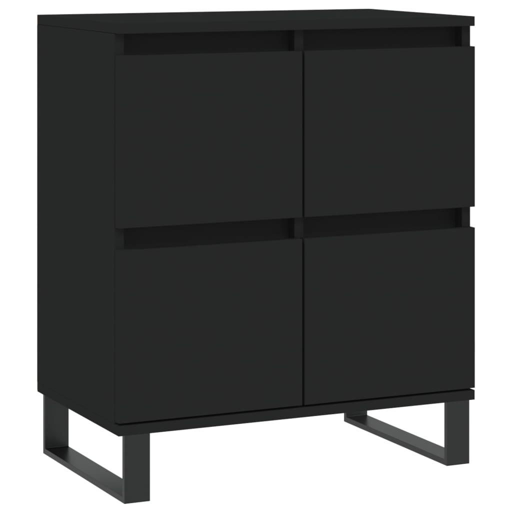 Sideboards 3 Stk. Schwarz Holzwerkstoff