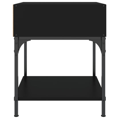 Nachttische 2 Stk. Schwarz 40x41x50 cm Holzwerkstoff