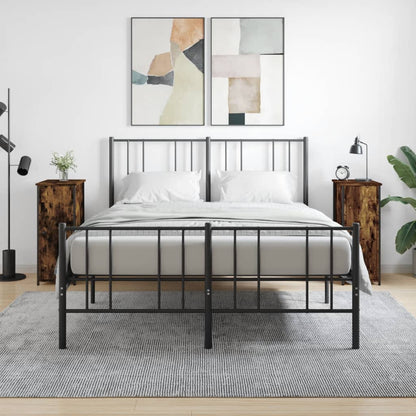 Nachttische 2 Stk. Räuchereiche 32x42x80 cm Holzwerkstoff