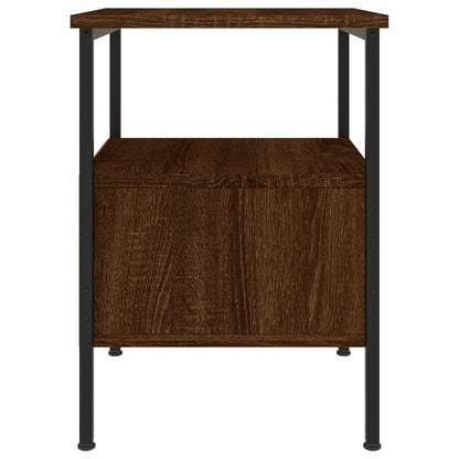 Nachttische 2 Stk. Braun Eichen-Optik 34x36x50 cm Holzwerkstoff