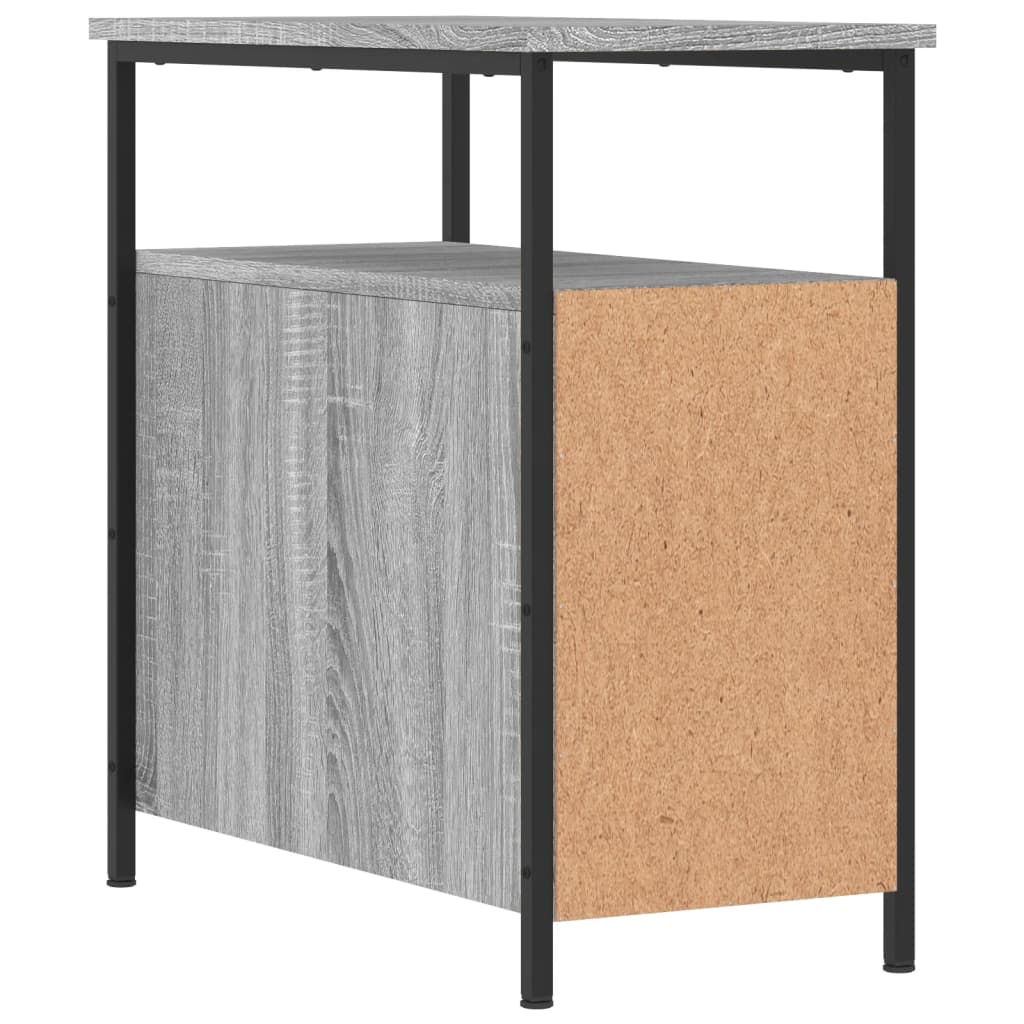 Nachttisch Grau Sonoma-Eiche 30x60x60 cm Holzwerkstoff