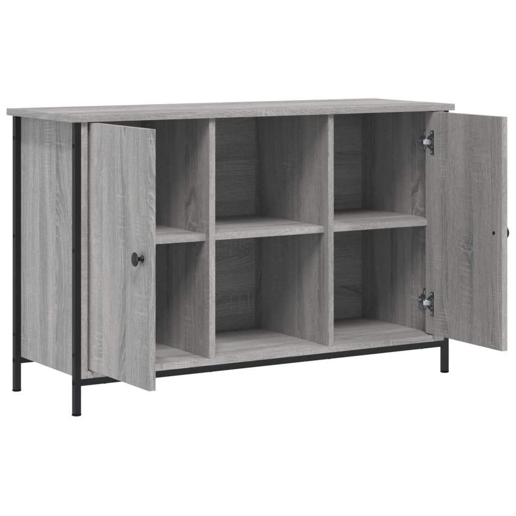 TV-Schrank Grau Sonoma-Eiche 100x35x65 cm Holzwerkstoff