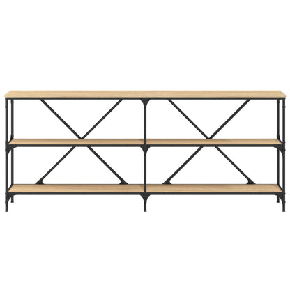 Konsolentisch Sonoma-Eiche 180x30x75 cm Holzwerkstoff und Eisen