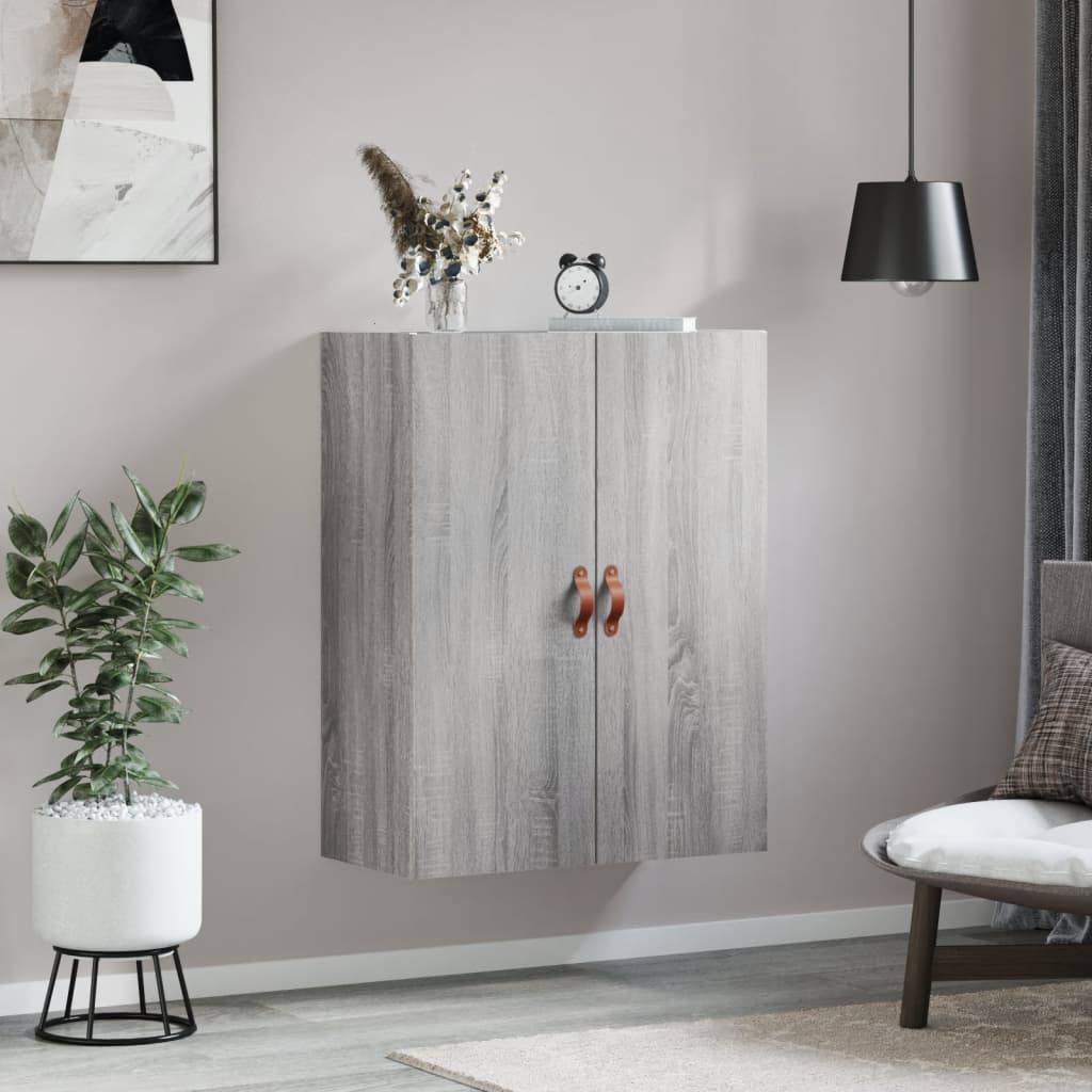 Wandschrank Grau Sonoma 69,5x34x90 cm