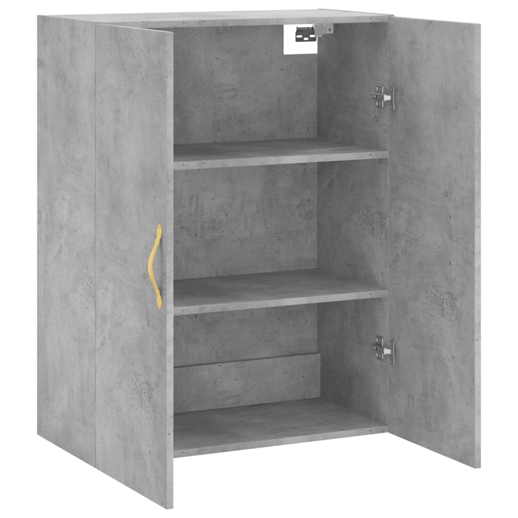 Wandschrank Betongrau 69,5x34x90 cm