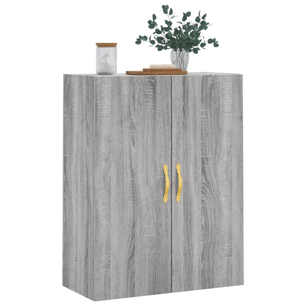 Wandschrank Grau Sonoma 69,5x34x90 cm