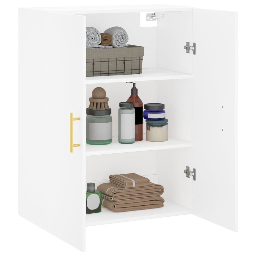 Wandschrank Weiß 69,5x34x90 cm