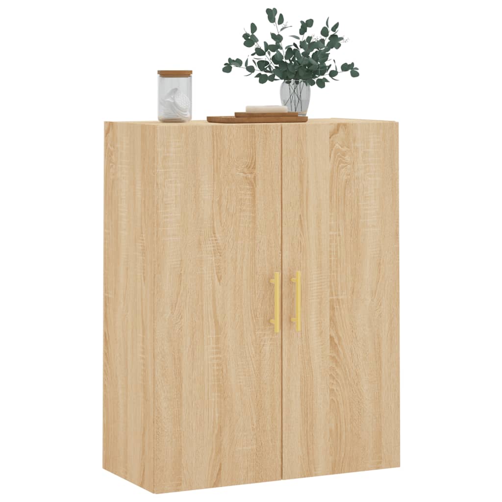 Wandschrank Sonoma-Eiche 69,5x34x90 cm
