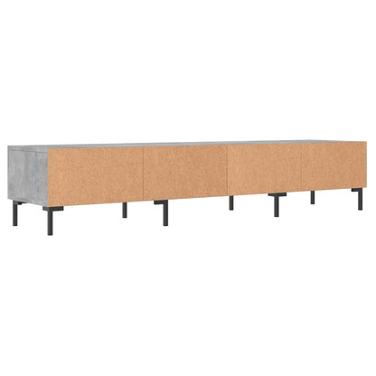 TV-Schrank Betongrau 150x36x30 cm Holzwerkstoff