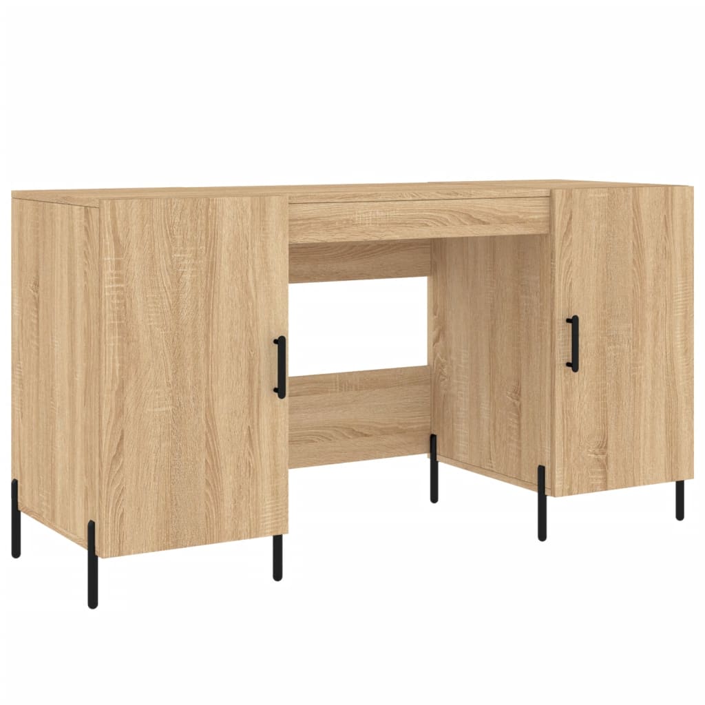 Schreibtisch Sonoma-Eiche 140x50x75 cm Holzwerkstoff