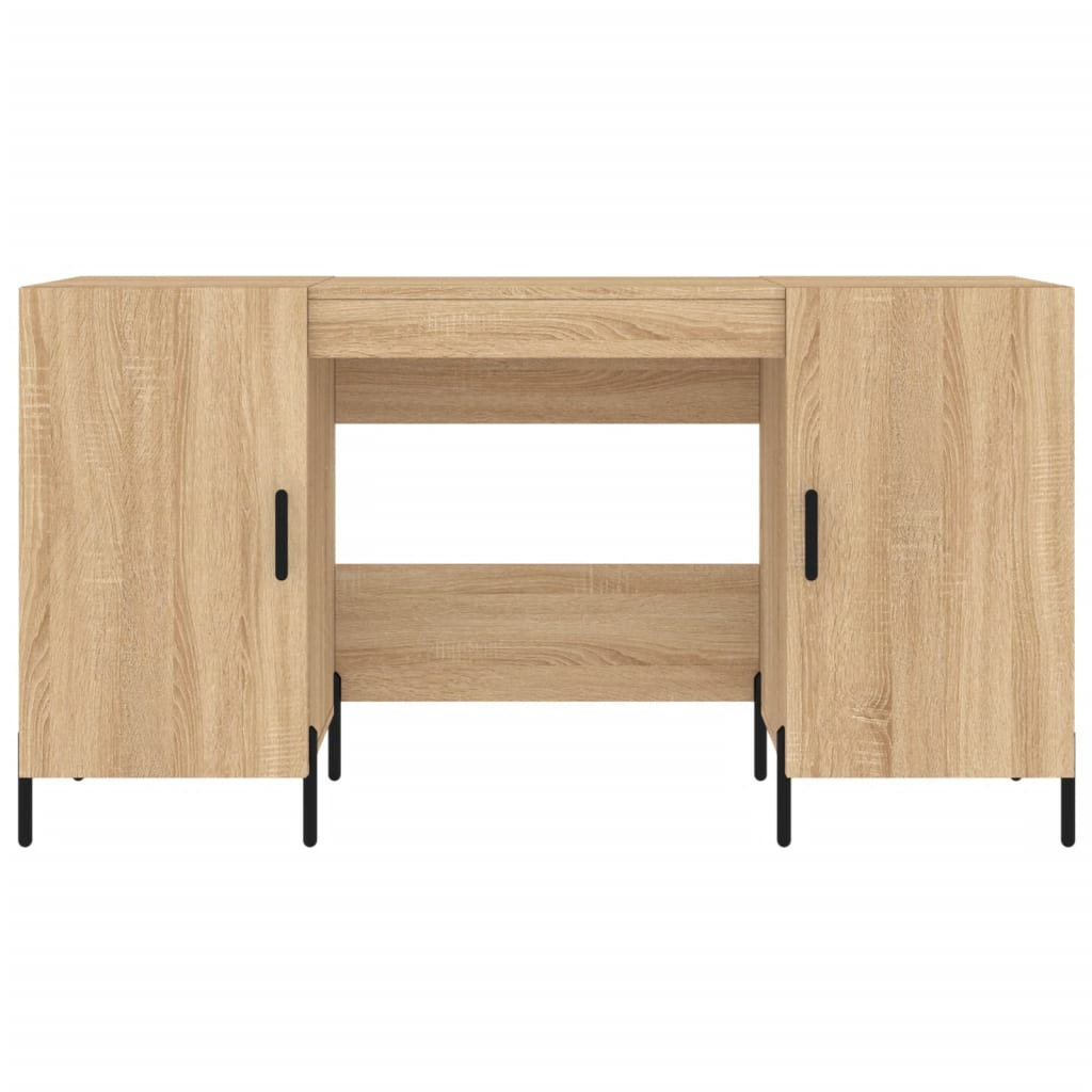 Schreibtisch Sonoma-Eiche 140x50x75 cm Holzwerkstoff