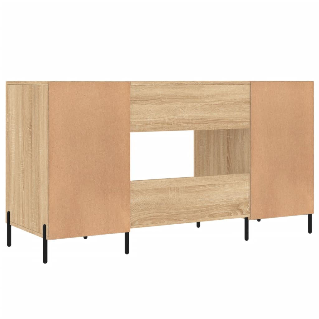 Schreibtisch Sonoma-Eiche 140x50x75 cm Holzwerkstoff