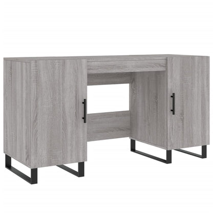 Schreibtisch Grau Sonoma 140x50x75 cm Holzwerkstoff