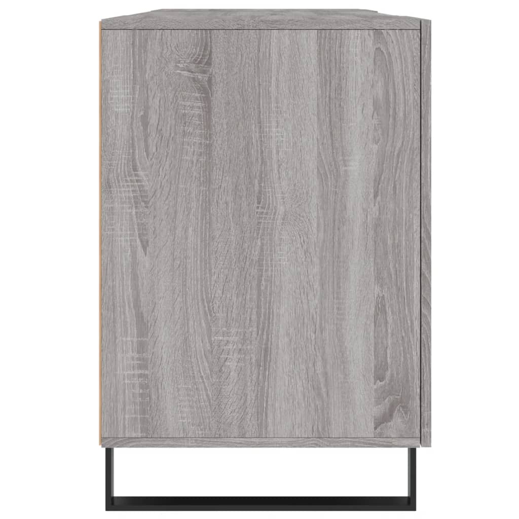 Schreibtisch Grau Sonoma 140x50x75 cm Holzwerkstoff