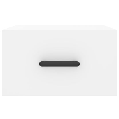 Wand-Nachttisch Weiß 35x35x20 cm