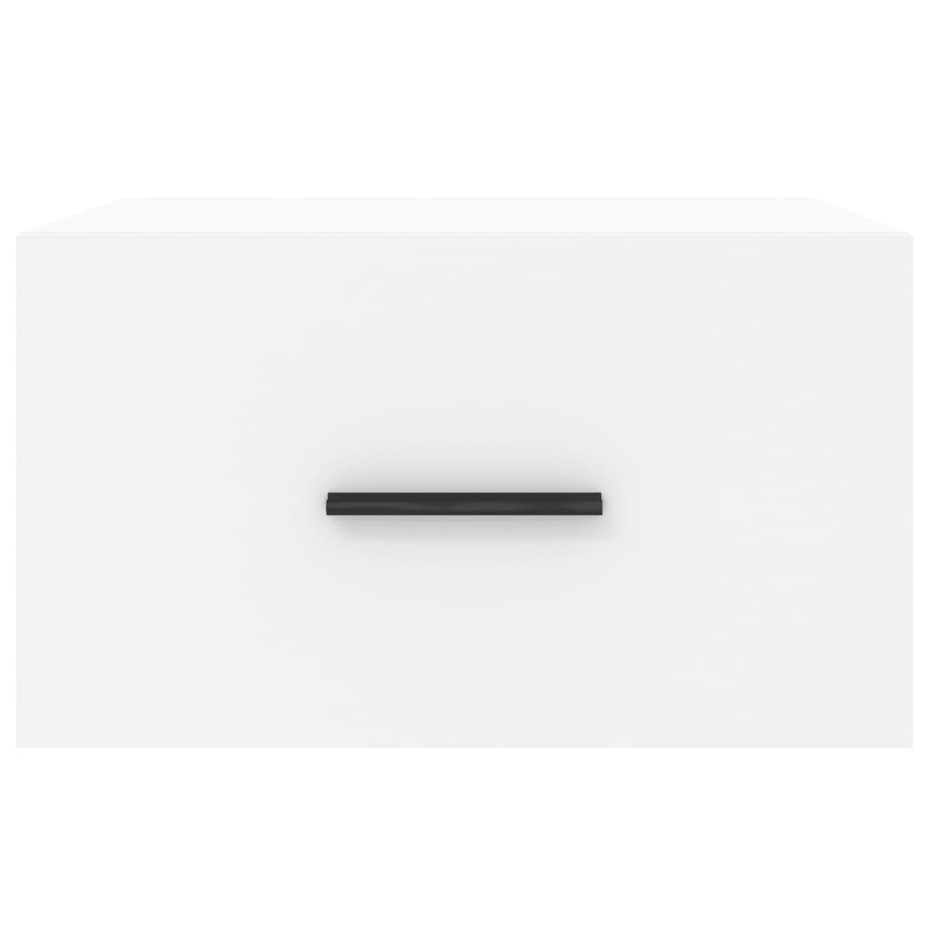 Wand-Nachttisch Weiß 35x35x20 cm
