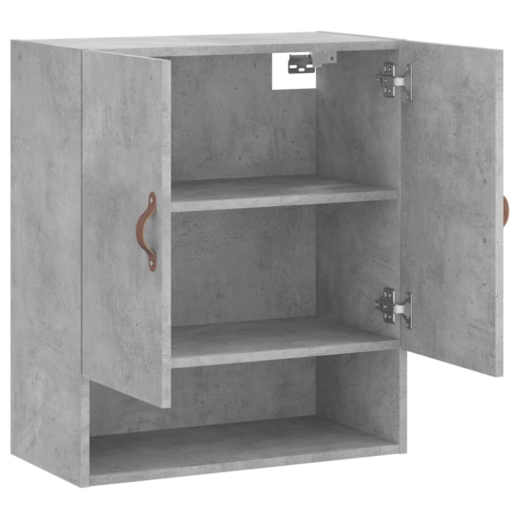 Wandschrank Betongrau 60x31x70 cm Holzwerkstoff