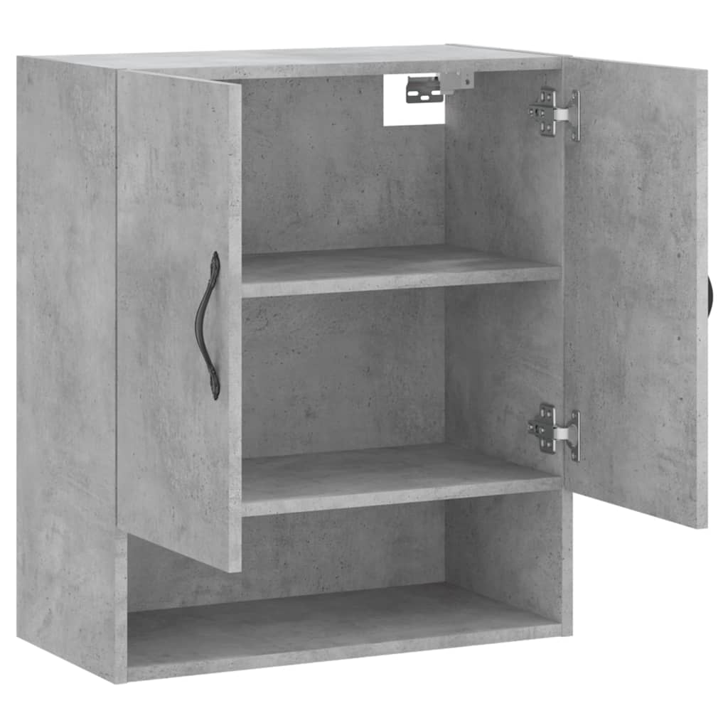Wandschrank Betongrau 60x31x70 cm Holzwerkstoff