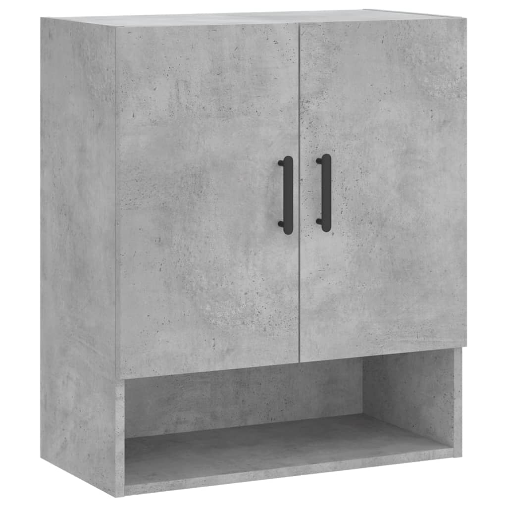 Wandschrank Betongrau 60x31x70 cm Holzwerkstoff