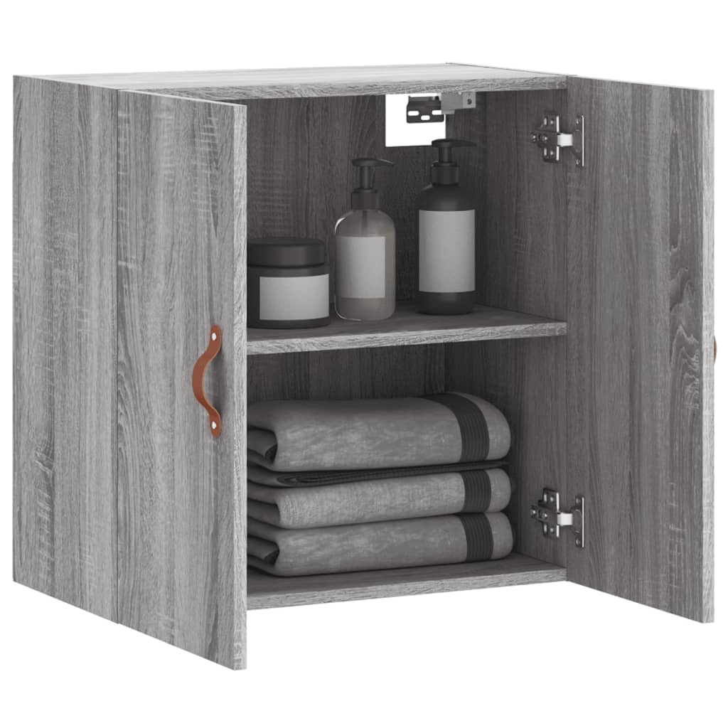 Wandschrank Grau Sonoma 60x31x60 cm Holzwerkstoff