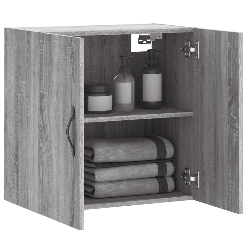 Wandschrank Grau Sonoma 60x31x60 cm Holzwerkstoff