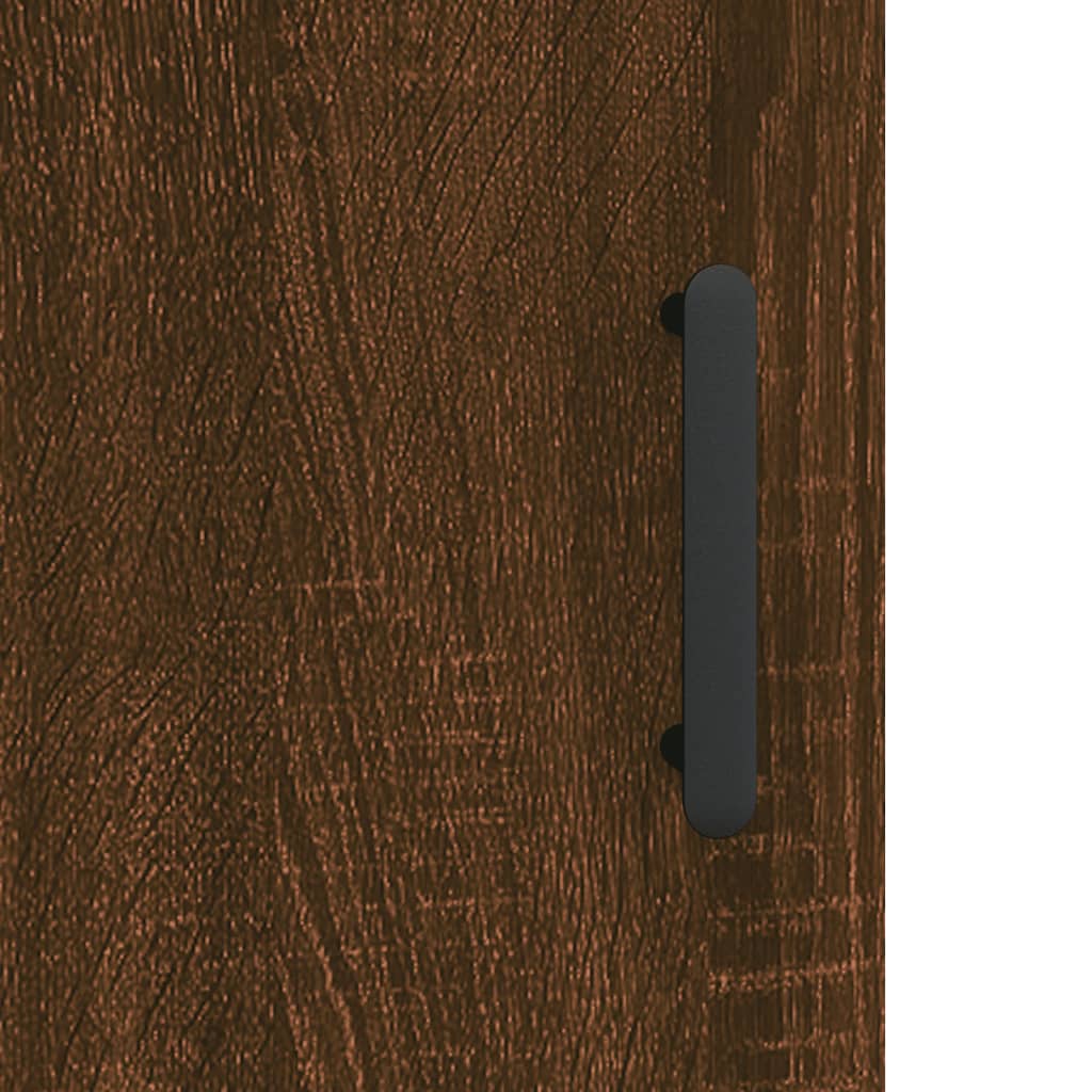 Wandschrank Braun Eichen-Optik 60x31x60 cm Holzwerkstoff