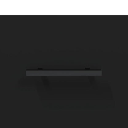 Wandschrank Schwarz 60x36,5x35 cm Holzwerkstoff