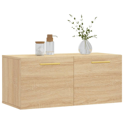 Wandschrank Sonoma-Eiche 80x36,5x35 cm Holzwerkstoff