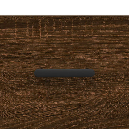 Wandschrank Braun Eichen-Optik 80x36,5x35 cm Holzwerkstoff