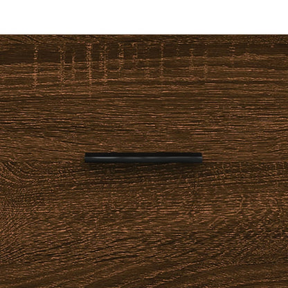 Wandschrank Braun Eichen-Optik 80x36,5x35 cm Holzwerkstoff