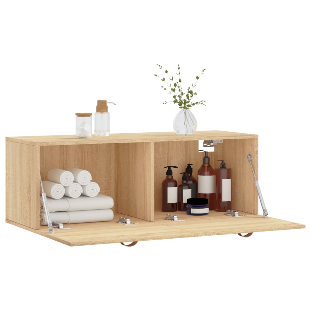 Wandschrank Sonoma-Eiche 100x36,5x35 cm Holzwerkstoff