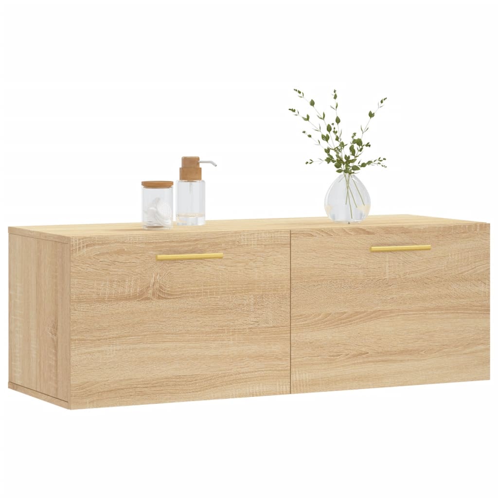Wandschrank Sonoma-Eiche 100x36,5x35 cm Holzwerkstoff