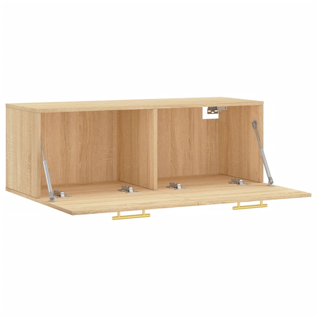 Wandschrank Sonoma-Eiche 100x36,5x35 cm Holzwerkstoff
