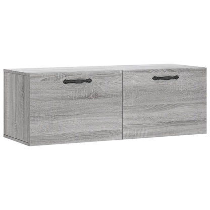 Wandschrank Grau Sonoma 100x36,5x35 cm Holzwerkstoff