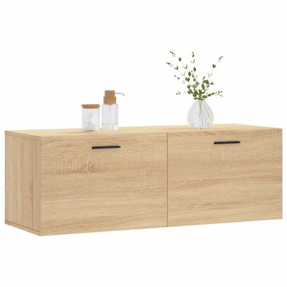 Wandschrank Sonoma-Eiche 100x36,5x35 cm Holzwerkstoff