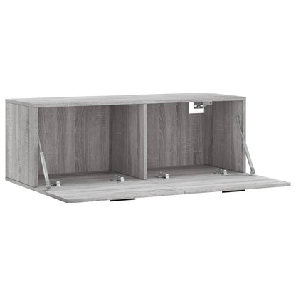 Wandschrank Grau Sonoma 100x36,5x35 cm Holzwerkstoff