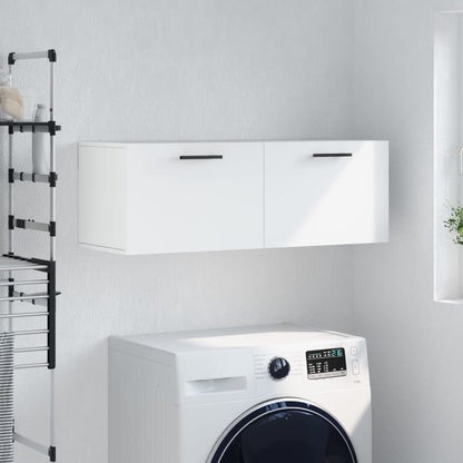 Wandschrank Weiß 100x36,5x35 cm Holzwerkstoff