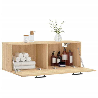 Wandschrank Sonoma-Eiche 100x36,5x35 cm Holzwerkstoff
