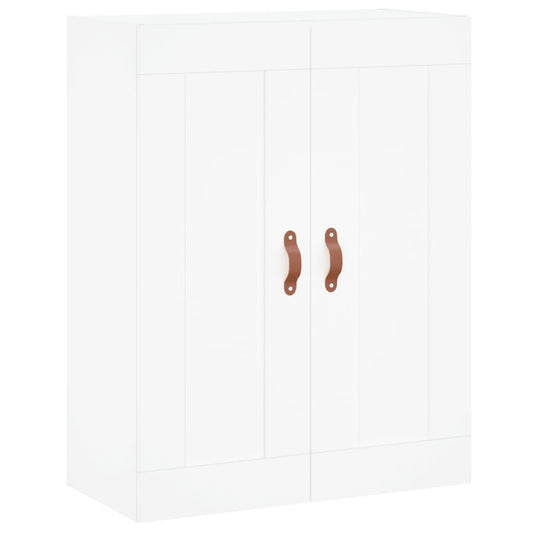Wandschrank Weiß 69,5x34x90 cm Holzwerkstoff
