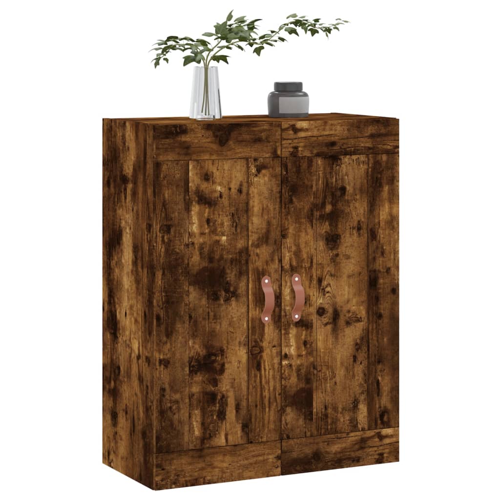 Wandschrank Räuchereiche 69,5x34x90 cm Holzwerkstoff