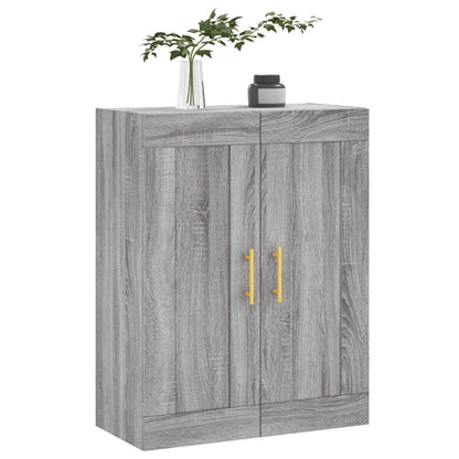 Wandschrank Grau Sonoma 69,5x34x90 cm Holzwerkstoff